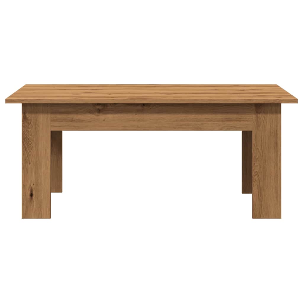 Tavolino da Salotto Artigianale 100x60x42 cm Legno Multistrato