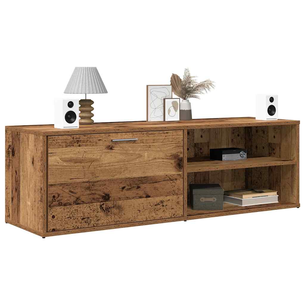 Mobile Porta TV Legno Antico 120x34x37 cm in Legno Multistrato