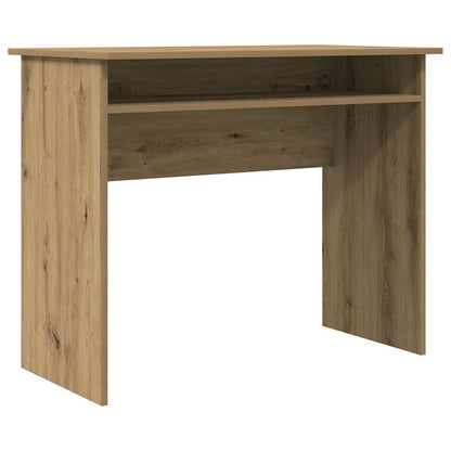 Scrivania Rovere Artigianale 90x50x74 cm in Legno Multistrato