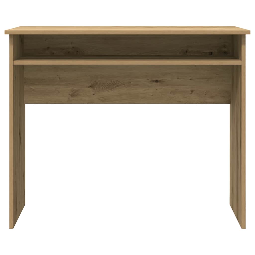Scrivania Rovere Artigianale 90x50x74 cm in Legno Multistrato