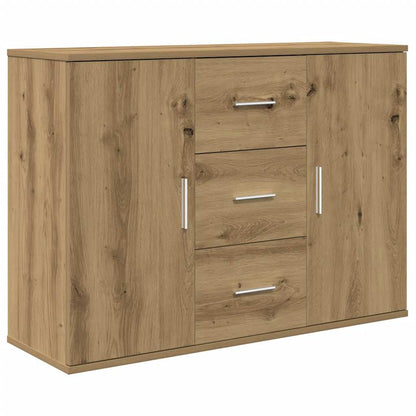 Credenza Rovere Artigianale 90x29,5x65 cm in Legno Multistrato