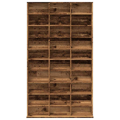 Mobile Porta CD Legno Antico 102x23x177,5 cm Legno Multistrato