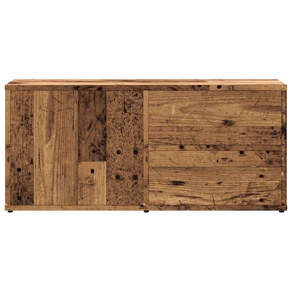 Mobile Porta TV Legno Antico 80x34x35,5 cm Legno Multistrato