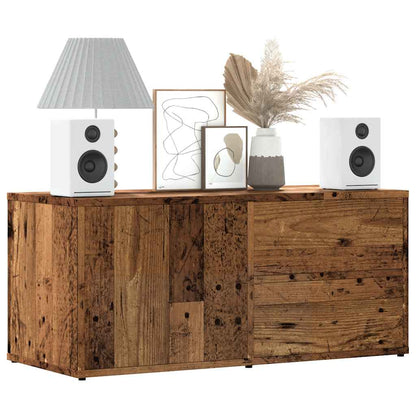Mobile Porta TV Legno Antico 80x34x35,5 cm Legno Multistrato