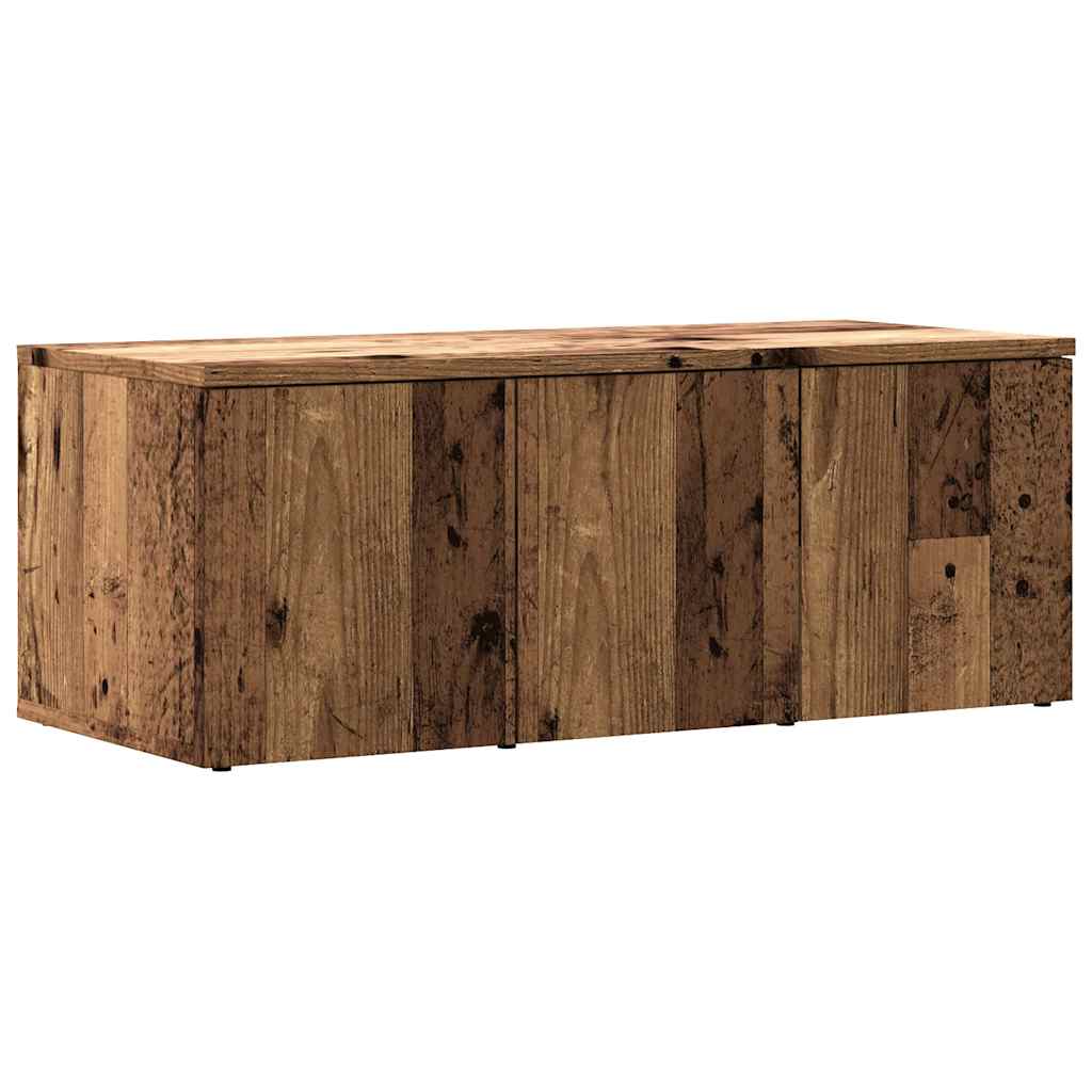 Mobile Porta TV Legno Vecchio 80x34x30 cm in Legno Multistrato