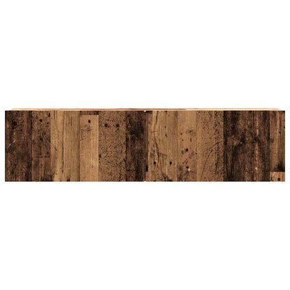 Mobile TV a Parete Legno Antico 120x30x30 cm in Truciolato