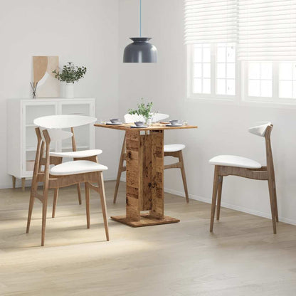 Tavolo da Bistrot Legno Antico 60x60x75 cm in Truciolato
