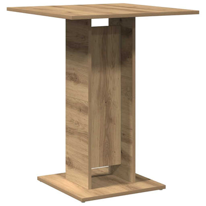 Tavolo da Bistrot Rovere Artigianale 60x60x75 cm in Truciolato