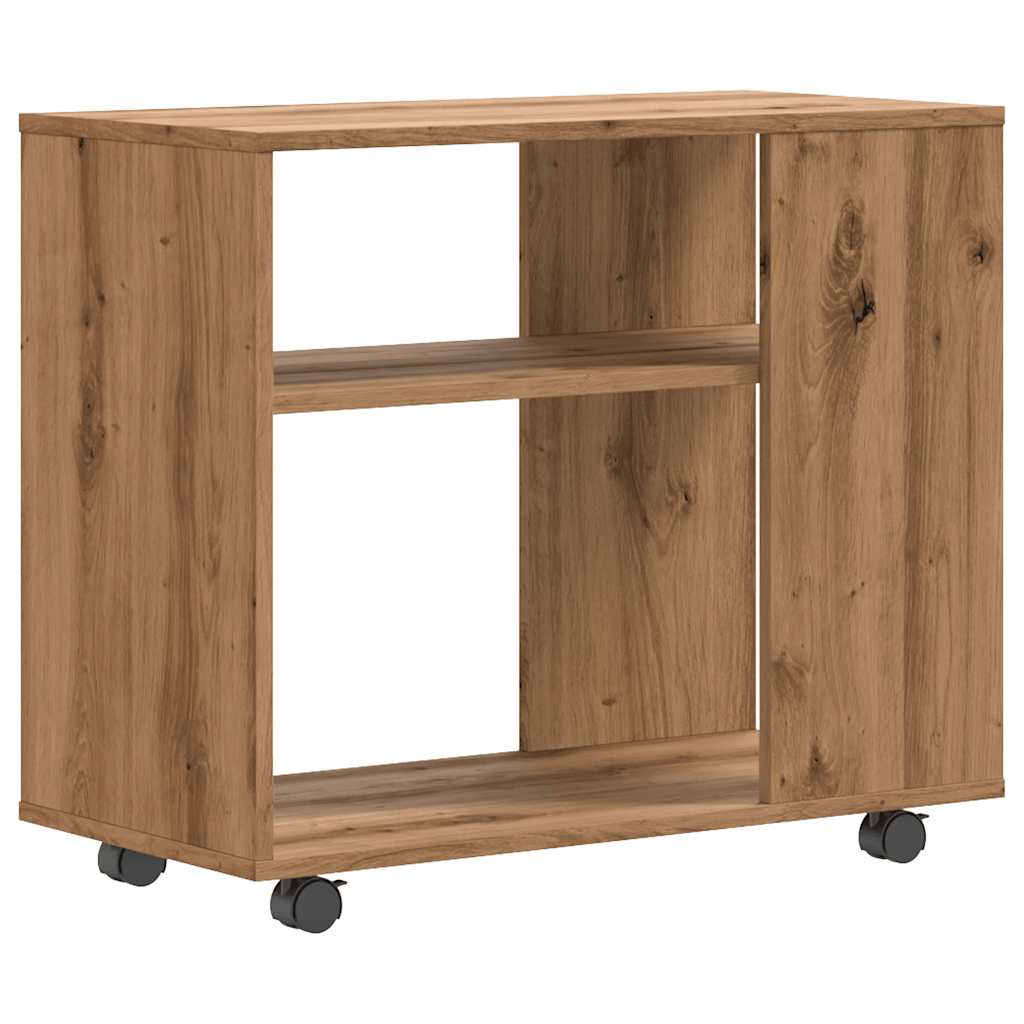 Tavolino da Salotto Rovere Artigianale 70x35x55cm in Truciolato