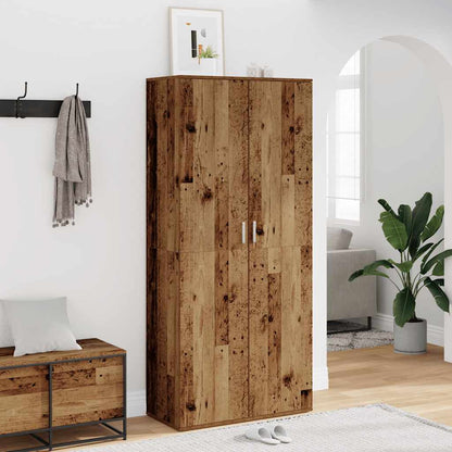 Scarpiera Legno Antico 80x39x178 cm in Truciolato