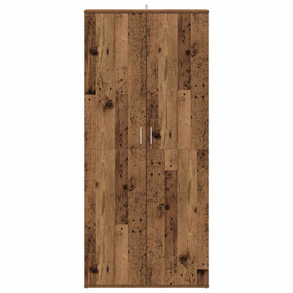 Scarpiera Legno Antico 80x39x178 cm in Truciolato