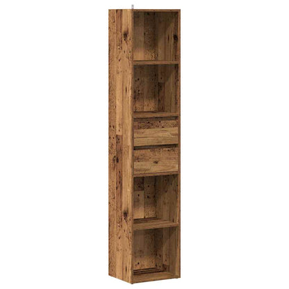 Libreria Legno Antico 36x30x171 cm in Legno Multistrato
