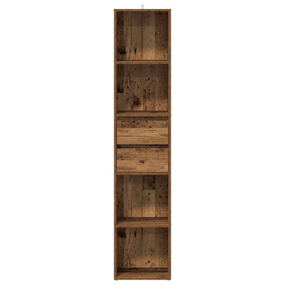 Libreria Legno Antico 36x30x171 cm in Legno Multistrato