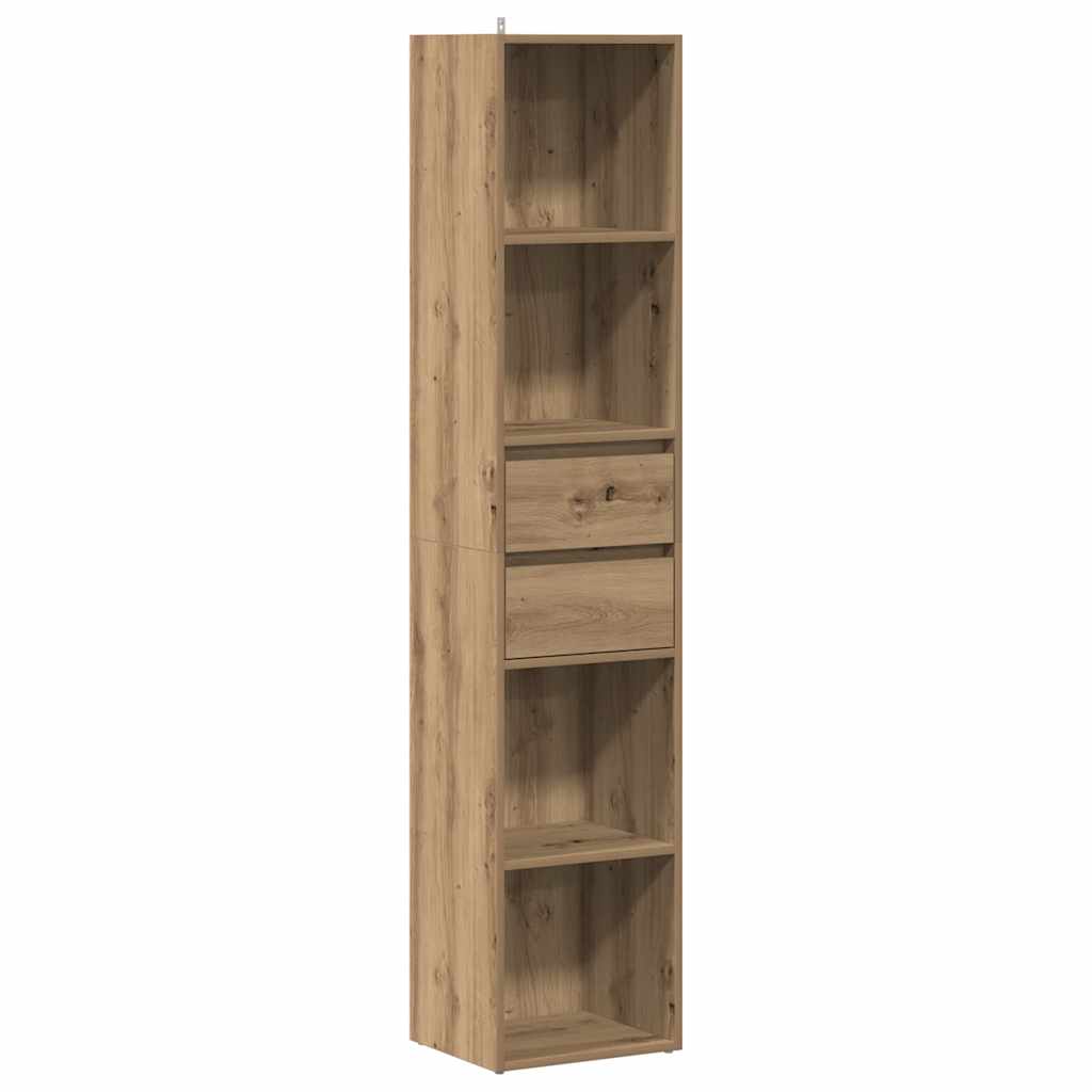 Libreria Rovere Artigianale 36x30x171 cm Legno Multistrato