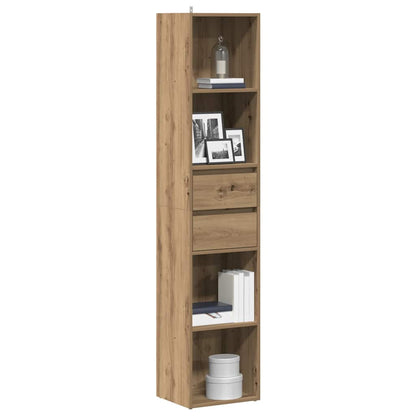 Libreria Rovere Artigianale 36x30x171 cm Legno Multistrato