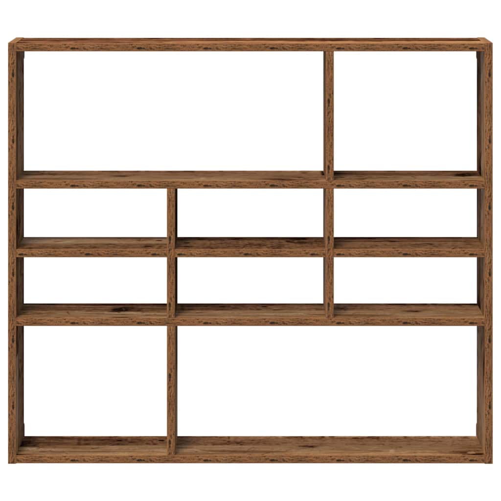 Scaffale a Parete Legno Vecchio 90x16x78 cm Legno Multistrato
