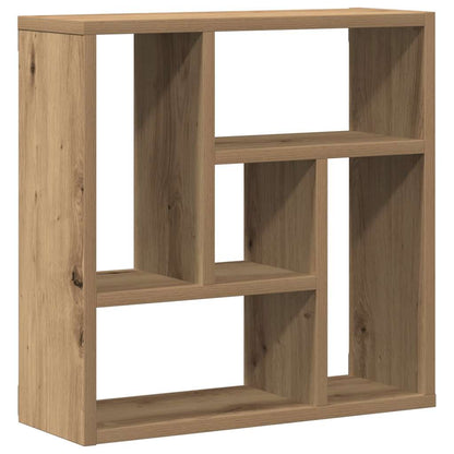 Scaffale a Parete Rovere Artigianale 45x16x45 cm in Truciolato