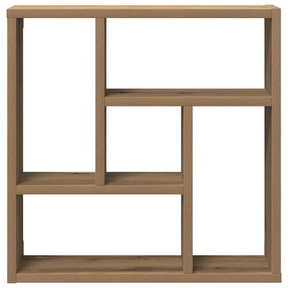 Scaffale a Parete Rovere Artigianale 45x16x45 cm in Truciolato