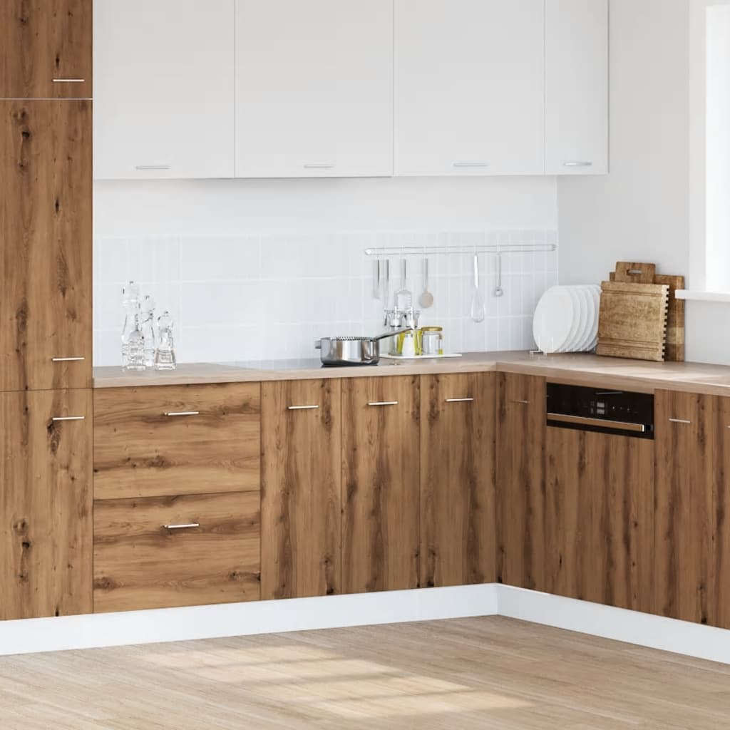 Armadio Inferiore Rovere Artigianale 60x46x81,5 cm Multistrato