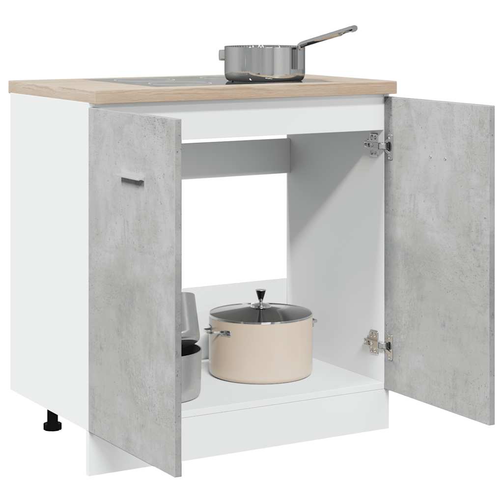 Armadio per Lavabo Ã¢â‚¬Å“LyonÃ¢â‚¬Â Grigio Cemento 80x46x81,5 cm in