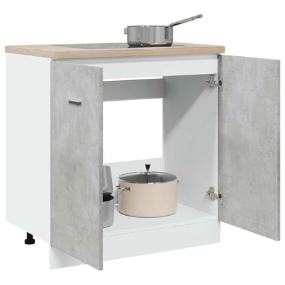 Armadio per Lavabo Ã¢â‚¬Å“LyonÃ¢â‚¬Â Grigio Cemento 80x46x81,5 cm in