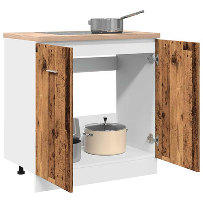Mobile Sottolavello Legno Antico 80x46x81,5cm Legno Multistrato