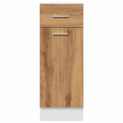 Cassettiera Rovere Artigianale 30x46x81,5 cm Legno Multistrato