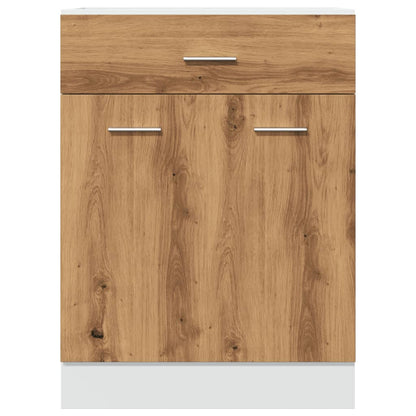 Cassettiera Rovere Artigianale 60x46x81,5 cm in Truciolato