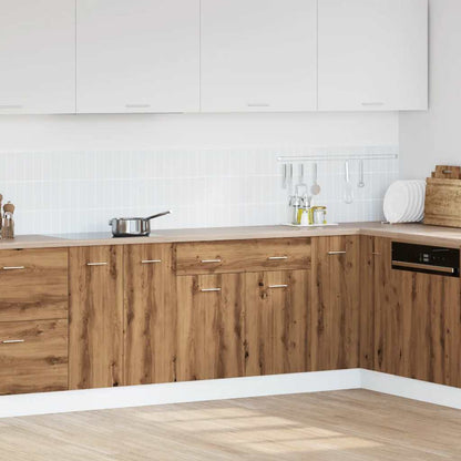 Cassettiera Rovere Artigianale 80x46x81,5 cm Legno Multistrato