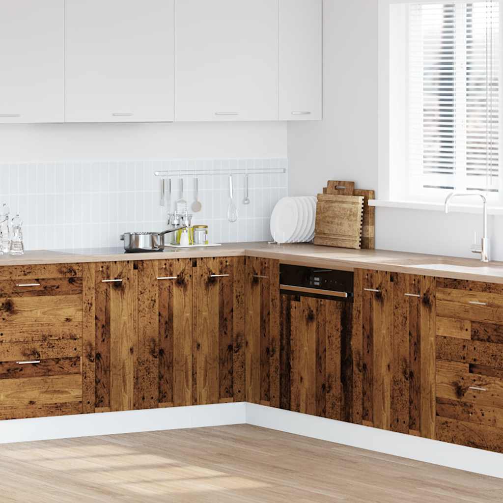Armadietto Cucina Legno Antico 75,5x75,5x81,5 cm in Legno