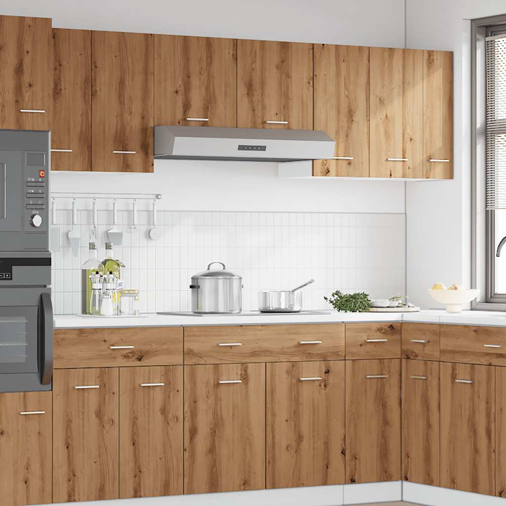 Mobile Pensile Rovere Artigianale 30x31x60 cm Legno Multistrato