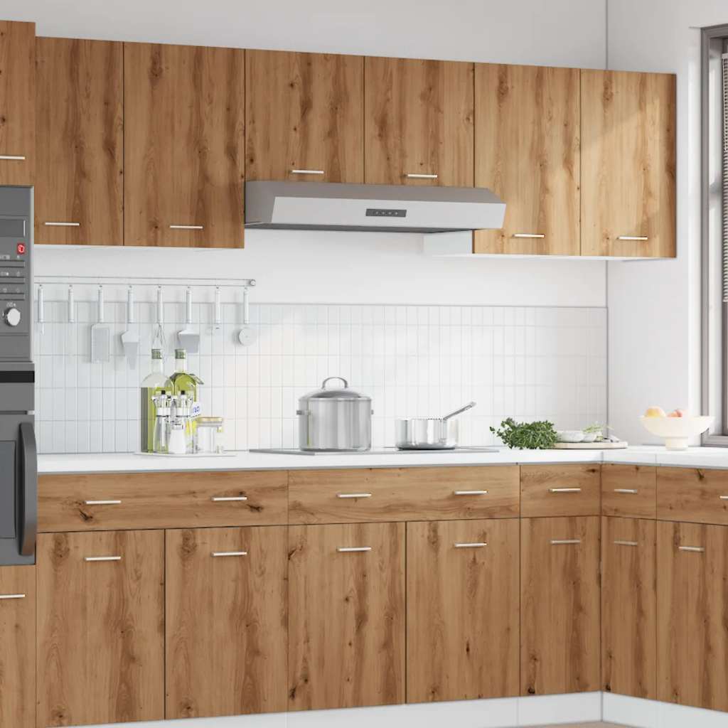 Mobile Pensile Rovere Artigianale 40x31x60 cm Legno Multistrato