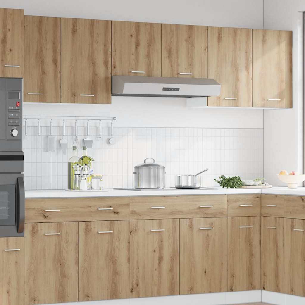 Mobile Pensile Rovere Artigianale 50x31x60 cm Legno Multistrato