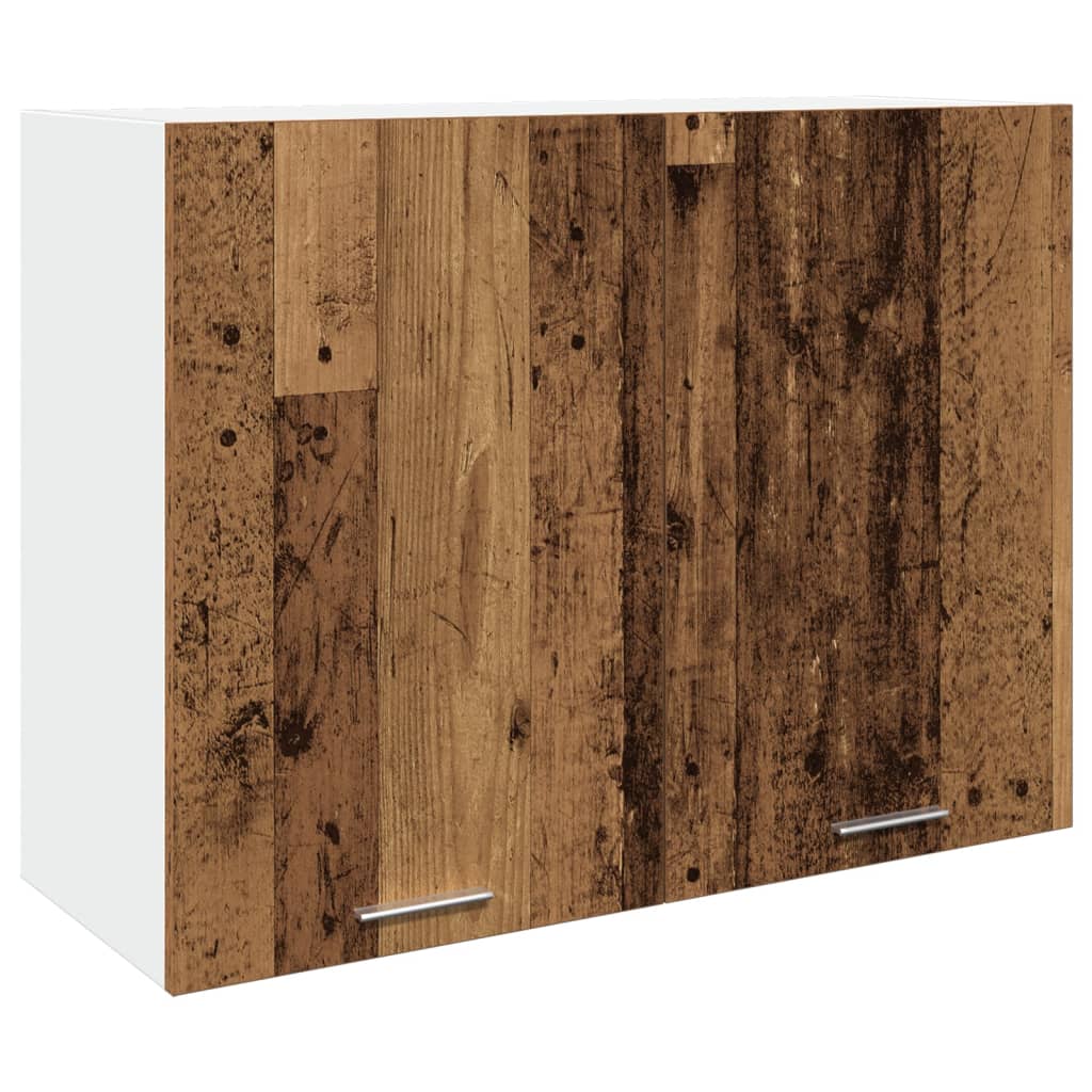 Mobile Pensile Legno Antico 80x31x60 cm in Legno Multistrato