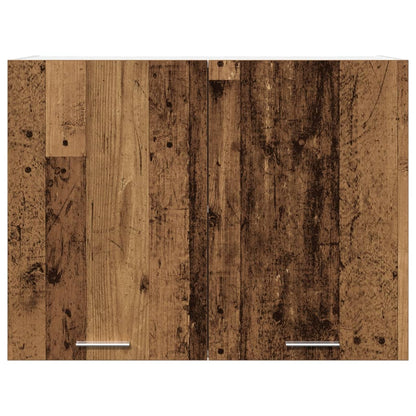 Mobile Pensile Legno Antico 80x31x60 cm in Legno Multistrato