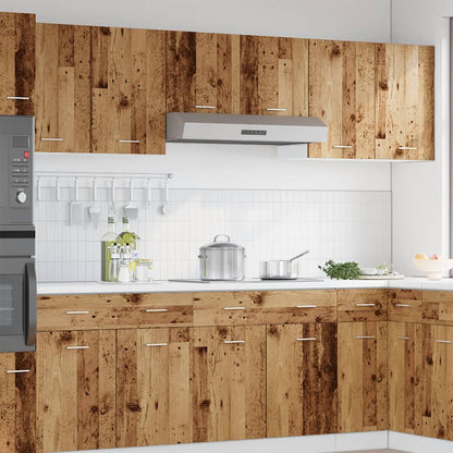 Mobili Pensili 2 pz Legno Antico 50x31x60 cm Legno Multistrato