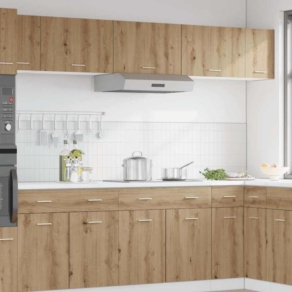 Mobile Pensile Rovere Artigianale 60x31x40 cm Legno Multistrato
