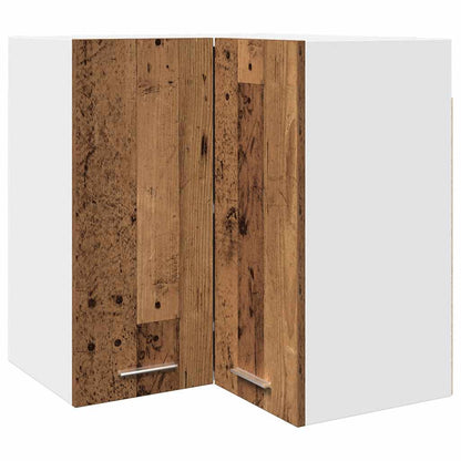 Mobile Pensile Angolo Legno Vecchio 57x57x60 in Truciolato