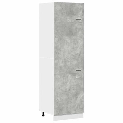 Mobile per Frigo â€œLyonâ€ Grigio Cemento 60x57x207 cm