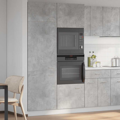 Mobile per Frigo â€œLyonâ€ Grigio Cemento 60x57x207 cm