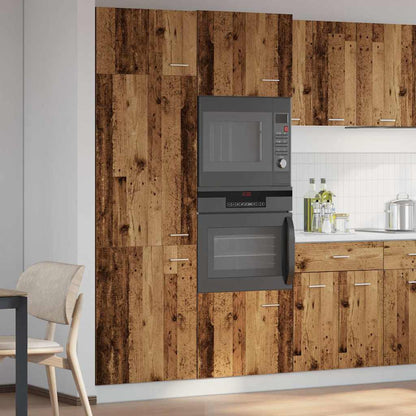 Armadio per Frigo Legno Antico 60x57x207 cm in Truciolato