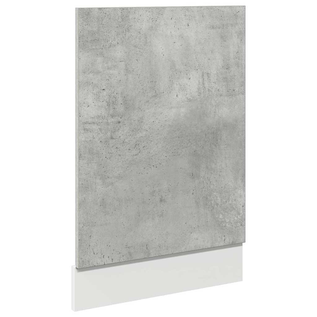 Pannello Lavastoviglie Grigio Cemento 45x3x67 cm