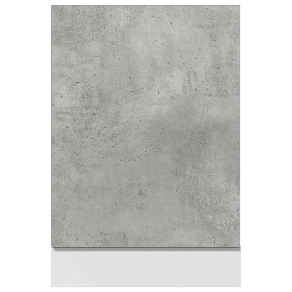 Pannello Lavastoviglie Grigio Cemento 45x3x67 cm