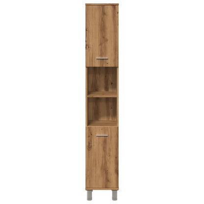 Mobiletto da Bagno Rovere Artigianale Legno Multistrato