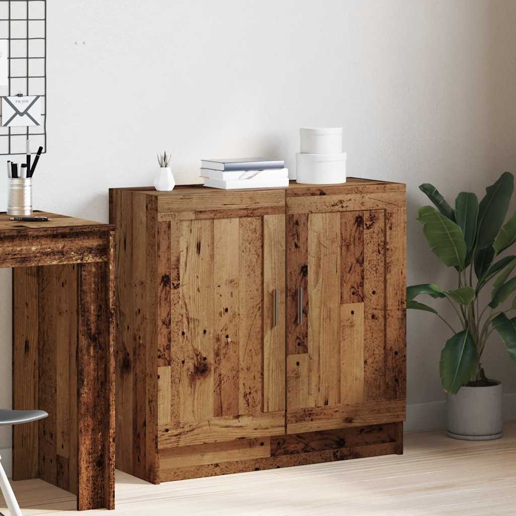 Libreria Legno Antico 82,5x30,5x80 cm in Truciolato