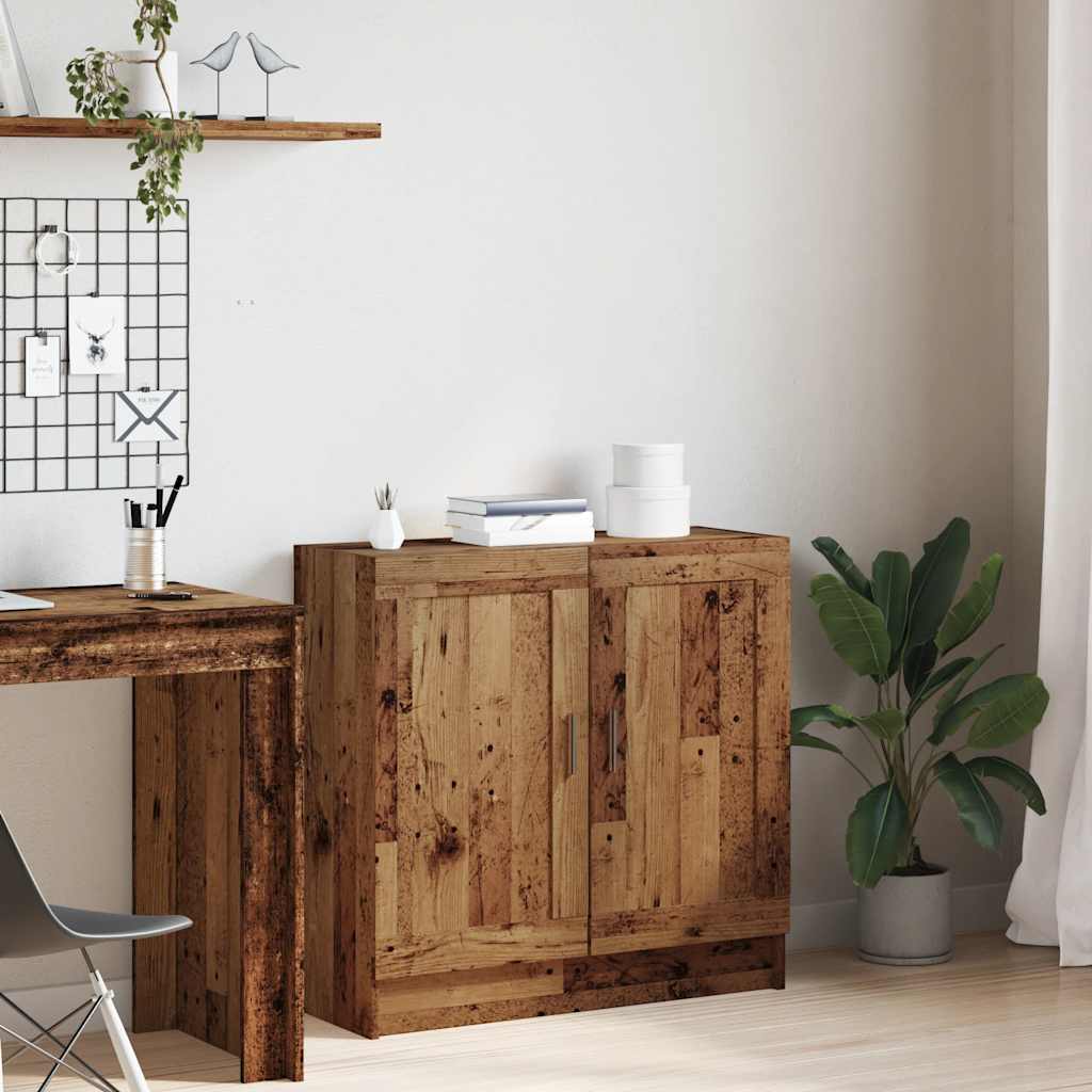 Libreria Legno Antico 82,5x30,5x80 cm in Truciolato