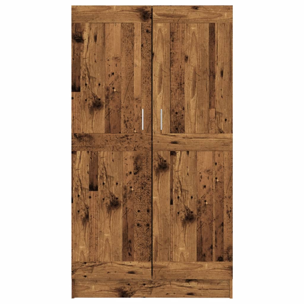 Libreria Legno Antico 82,5x30,5x150 cm in Legno Multistrato