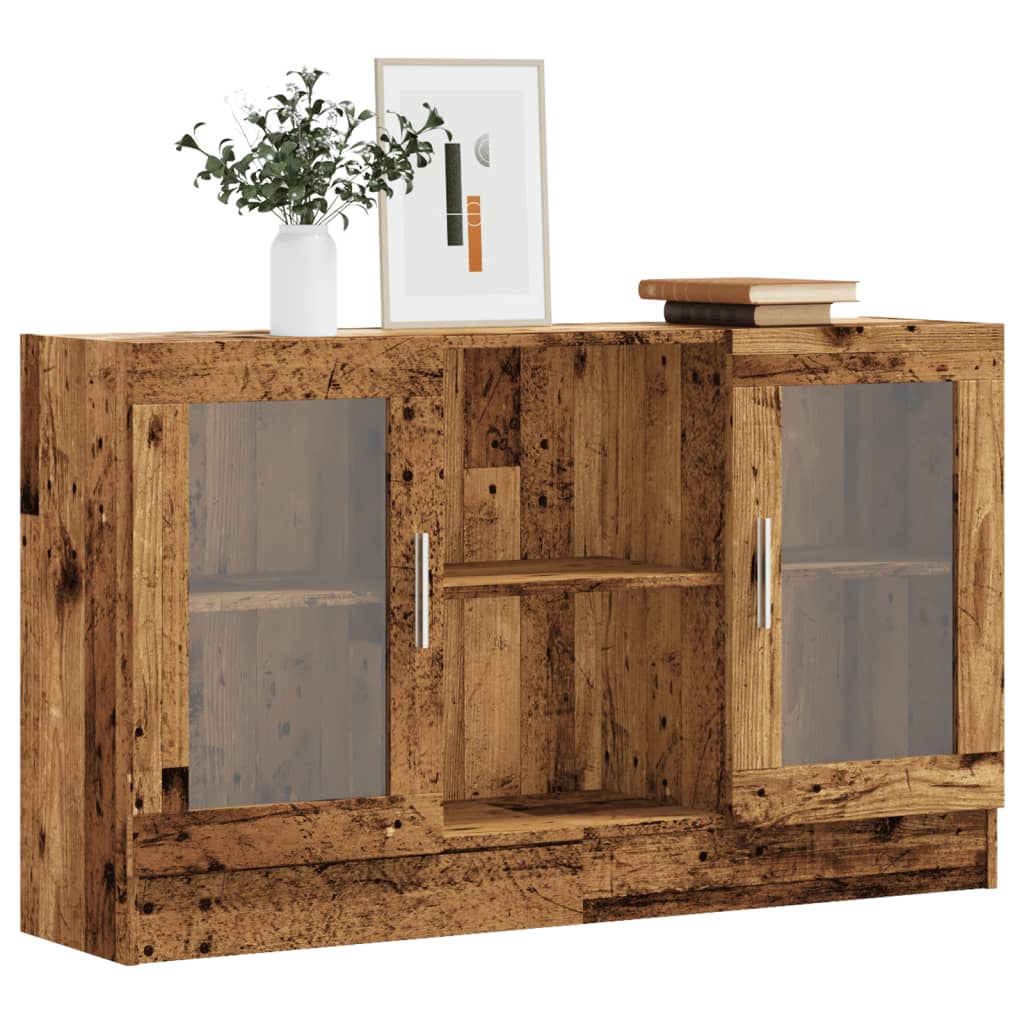 Credenza Legno Antico 120x30,5x70 cm in Truciolato