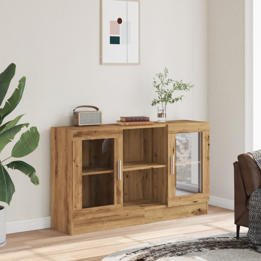 Credenza Rovere Artigianale 120x30,5x70 cm in Truciolato