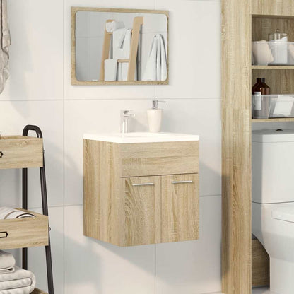 Mobile Lavabo Bagno Rovere Sonoma 41x38,5x46 cm in Truciolato